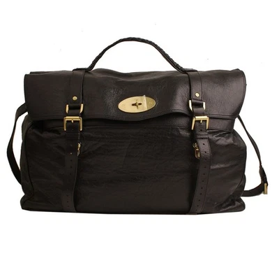 Mulberry Schwarze Alexa Postman Lock Reise-Tasche 50HG8256671A100 26811467 - Bild 1 von 4
