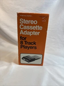 Realistic Stereo Cassette Adapter for 8 Track Players No. 12-1875 Vintage - Picture 1 of 8