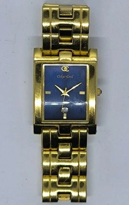 Relógio feminino Oskar Emil tom dourado 3989, ordem de funcionamento - Imagem 1 de 4