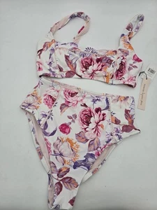 NWT Nanette Lepore CASSIA CAMI Bandeau Top & High Waisted Bottom #B11 - Picture 1 of 10