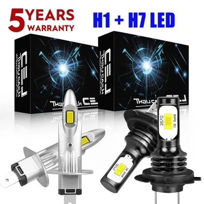 Faro LED CSP bombillas altas bajas Fit Ford Focus SE sedán 4 puertas 2,0 L 2012-2018 Foto 1 de 4