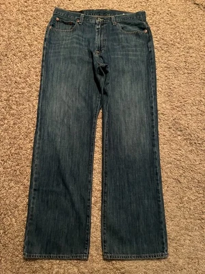 EUC Lucky Brand Jeans Relaxed Straight Men tag=34 (MEASURED 34x31) (9721) - Image 1 of 4