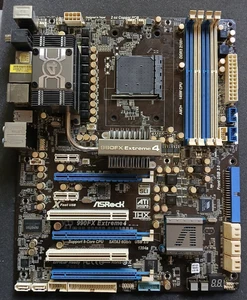 ASRock 990FX Extreme4 (Rev. 1.06), ATX Mainboard AMD Sockel AM3+ - Bild 1 von 4