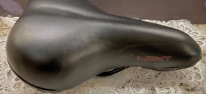 NEXT 10” x 7” Bicycle Seat BMX Bike Saddle Black Brand new - Picture 1 of 7