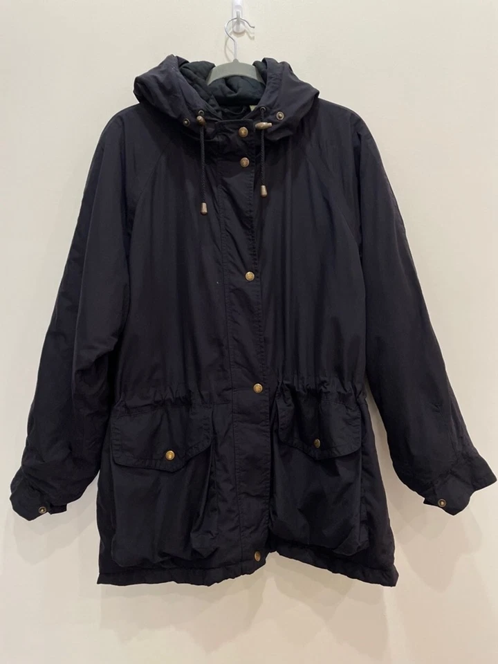 Chaqueta Parka Otoño Vintage Timberland Weathergear Mujer Gran Tamaño Con Capucha M Foto 1 de 4