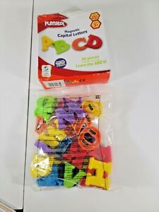 PLAYSKOOL Magnetic Capital Letters with Braille Engraving New Damaged Box 2006