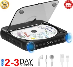 Portable CD Player Personal CD Players with Bluetooth for Car, Rechargeable S... - Picture 1 of 10