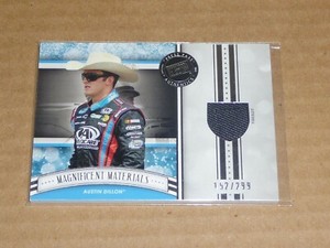 2012 Press Pass RACING AUSTIN DILLON RACE USED FIRESUIT /299 R7359