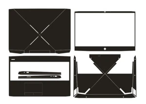 Carbon Aufkleber Skin Cover für HP Omen 15 DC0051nr dc0075TX dc0015nf dc0049TX 15" - Bild 1 von 33