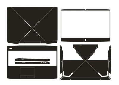 Carbon Sticker Skin Cover for HP Omen 15 DC0051nr dc0075TX dc0015nf dc0049TX 15" - Image 1 of 4