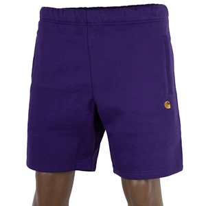 Carhartt WIP Chase Sweat Short Tyrian Purple - Loose Fit Sweatshirt Short - Imagen 1 de 4