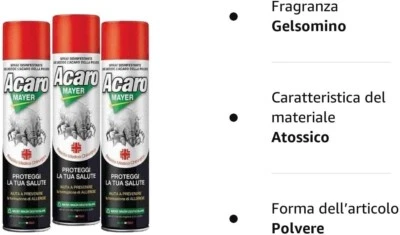 ACAROMAYER Spray 3Xml 400 - Insetticida Acaricida Anti Acaro Polvere Mayer Braun