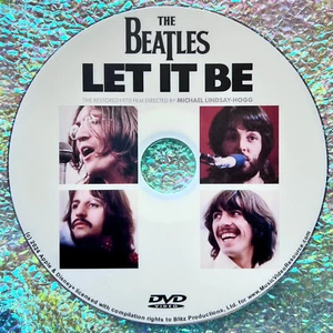The Beatles LET IT BE DVD 2024 RESTAURIERT Lennon McCartney REGION KOSTENLOSER USA VERKÄUFER - Bild 1 von 4