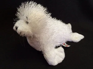 Ganz Webkinz White Seal Fuzzy Stuffed Animal Toy NO Code Plush ONLY 10" HM023 - Picture 1 of 6