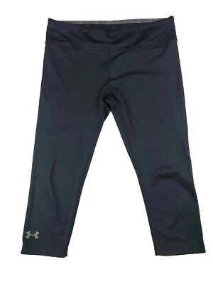 Under Armour Leggings Womens M Heatgear Black Fit Yoga Capri - Image 1 of 4
