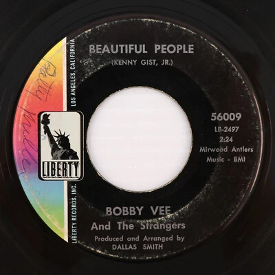 Bobby Vee And The Strangers *Beautiful People/I May Be Gone* 45 rpm 7" Single - Imagem 1 de 4
