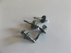 TEK 25MM TORNILLOS DE CORREA AUTOPERFORANTES con arandelas de acero y caucho - Imagen 1 de 5