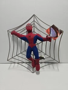 Juguete colgante de pared tela de felpa vintage de la película de Spider-Man 14" 2002 - Imagen 1 de 8