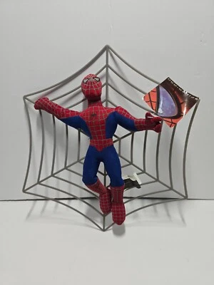 Vintage Spider-Man Movie Merchandise Plush Web Wall Hanging Toy 14" 2002 - Image 1 of 4