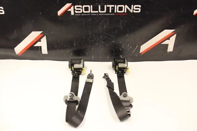 2004-2008 Acura TSX CONDUCTOR PASAJERO CINTURÓN DE SEGURIDAD DELANTERO RETRACTOR NEGRO Foto 1 de 4