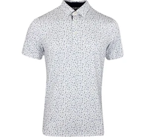 Puma Mattr Superfecta Polo Blanco/Azul Marino Reino Unido Talla XL - Imagen 1 de 2