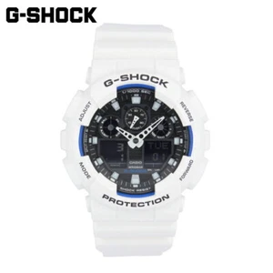 CASIO G-SHOCK GA-100B-7 Men's Wrist Watch Analog Digital White New item with Box - Picture 1 of 3