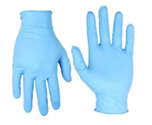 NITRILE GLOVES Case of blue nitrile gloves 1000 pcs (10 packs of 100) - Picture 1 of 7