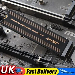 JEYI M2-CG SSD Cooling Heat Sink Light Thin 2pcs for Laptop PC NVMe 2280 Drive U - Afbeelding 1 van 12