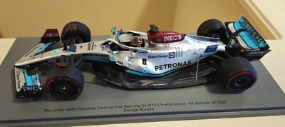 Spark 1/18 George Russell #63 Mercedes W13 Bahrain 2022 GP (18S746) - Image 1 of 4