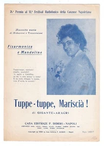 Spartito TUPPE TUPPE MARISCIA' Maria Paris - Festival Canzone napoletana 1958 - Imagen 1 de 1