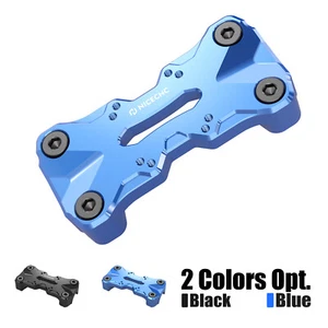 Black/Blue Handlebar Top Clamp Bracket Plate For Yamaha Tenere 700 XTZ07 2019-24 - Foto 1 di 15