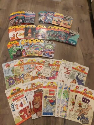 Lote de 20 Cajas Happy Meal, 16 Bolsas de Papel de Barbie Años 90, Disney, Patos Poderosos Foto 1 de 4