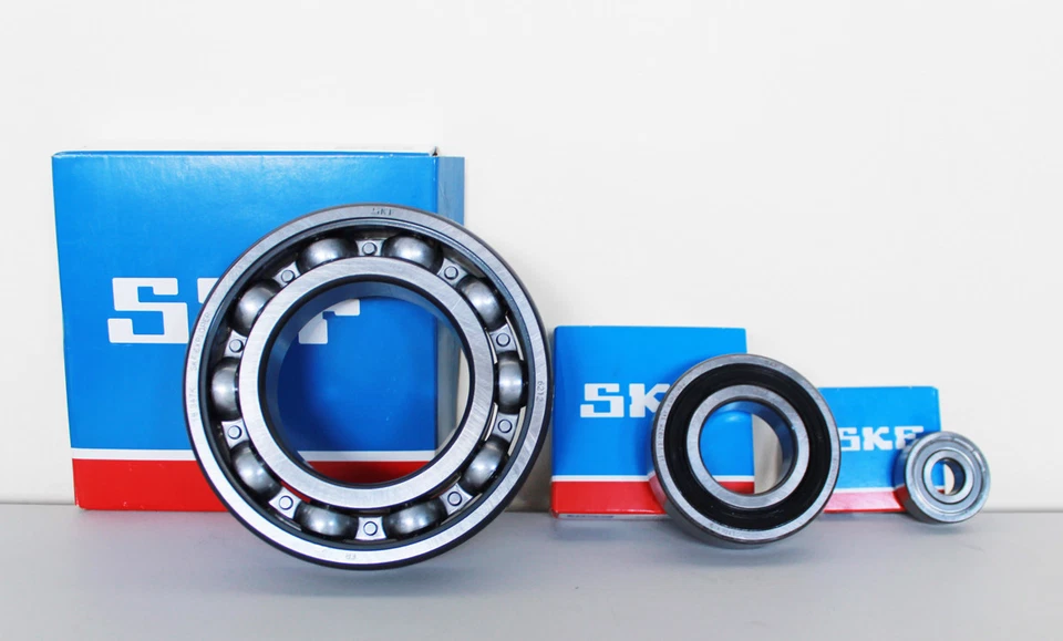 SKF CUSCINETTO RADIALE A SFERE SKF SERIE 6200-6212 SCHERMATURA 2Z 2RS ORIGINALI