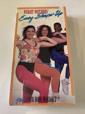 Weight Watchers Easy Shape Up: Lower Body Workout (VHS 1991) Factory Sealed! Foto 1 de 2