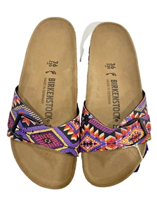 Birkenstock Madrid BS Tolteca-Black Sandals, EU 36, US L5/M3 - Picture 1 of 9