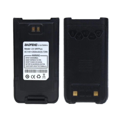 US Baofeng UV-9R Plus Battery 7.4V 2500mAh for UV-9R UV-9R Plus Walkie Talkie - Image 1 of 4
