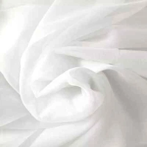 5/10/20 Yards Solid Plain Pure Cotton Voile Loose Best Fabric Craft Sewing Dress - Picture 1 of 5