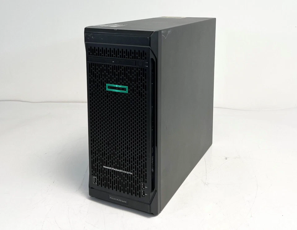 HP ML110 Gen10 1x 4110 Silver 256GB 2x 400GB SSD P408i-A Tower Server - Image 1 of 3