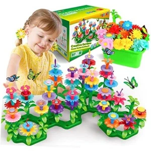 Flower Garden Building Toys for Girls Age 3, 4, 5, 6, 7 Year Old - STEM Toy - Picture 1 of 7