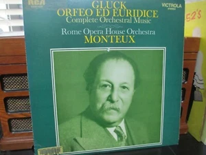 GLUCK ORFEO ED EURIDICE, COMPLETE ORCHESTRAL MUSIC,, VICS 1435, MONTEUX - Picture 1 of 2