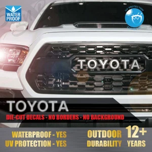 Grille Letters Vinyl Decals fit for 2016 - 2022 TACOMA TRD PRO Grill Stickers - Bild 1 von 28