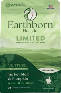 Earthborn Holistic Venture Lid Grain Free Dog Food 4 Lb Turkey/Squash - Picture 1 of 1