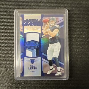 2023 Plates & Patches Will Levis Double Coverage Blue /50 Patch Tri-Color Patch