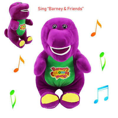 12  Barney The Dinosaur Can Sing I LOVE YOU Song Plush Toy Stuffed Doll Kid Gift • 18.99$