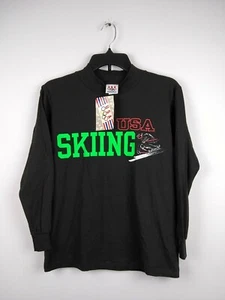 Camiseta de algodón grande de colección años 90 del equipo olímpico de esquí de EE. UU. nueva con etiquetas - Imagen 1 de 7