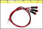 3 PCs NEW DDP812H RED LED with Black Case and Lens 3-5 VDC (TM500 Modification)