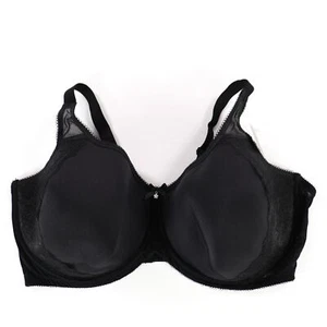 New Wacoal Retro Chic Contour Bra Sz 44DDD Black Full Coverage Seamless 853186 - Picture 1 of 6