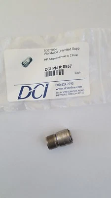 Cambiador adaptador tubo pieza de mano DCI 0957 de 4 orificios a 2 orificios Foto 1 de 3