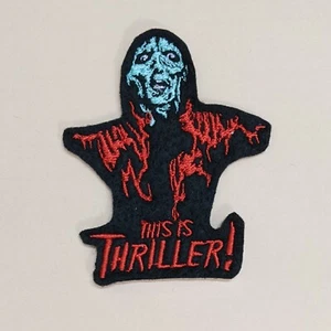 Aufbügeln Patch - Michael Jackson Thriller bestickt Hip Hop Rap - Bild 1 von 7
