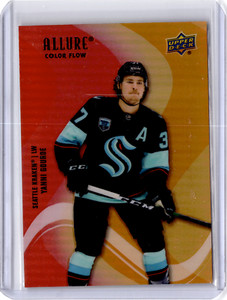 2022-23 Upper Deck Allure Color Flow Red Orange Yanni Gourde #SF-60